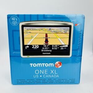 TomTom One XL US Canada Portable GPS Widescreen Navigation System New! Sealed!